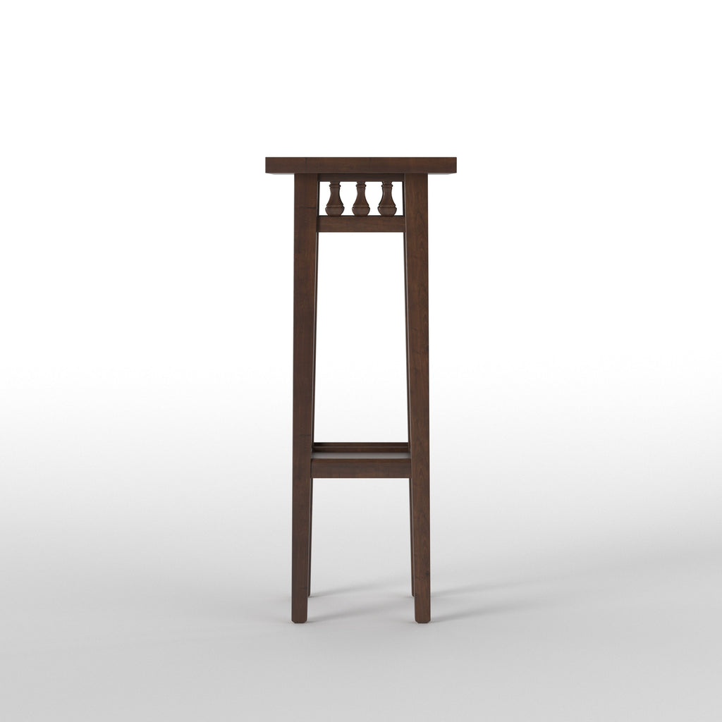 Calista Inlay Pedestal Side Table — view 2