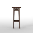 Calista Inlay Pedestal Side Table — view 2