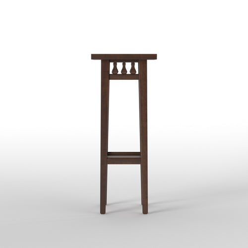 Calista Inlay Pedestal Side Table — view 2