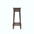 Aveline Carved Plant Stand — view 2
