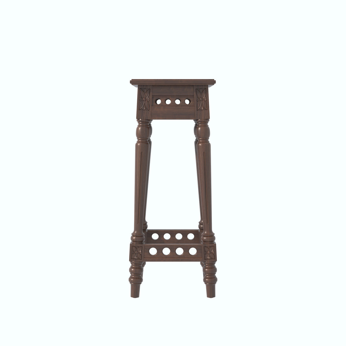 Aveline Carved Plant Stand — view 2