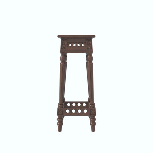Aveline Carved Plant Stand — view 2
