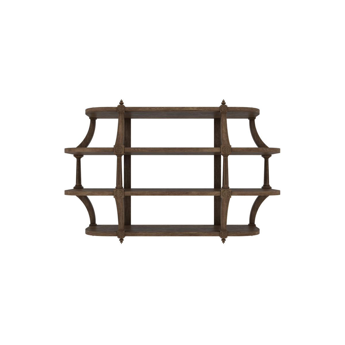 Orla Curved Vintage Wall Shelf — view 3