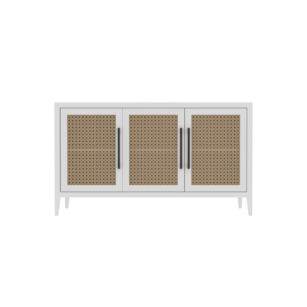 Aveline Cane Panelled Engineered Wood Sideboard — view 3