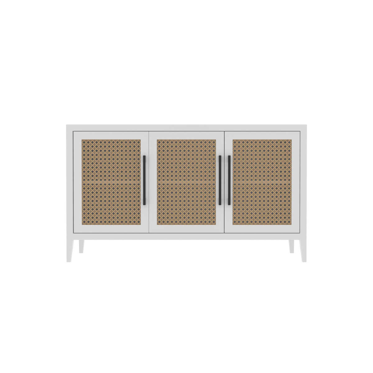 Aveline Cane Panelled Engineered Wood Sideboard — view 3