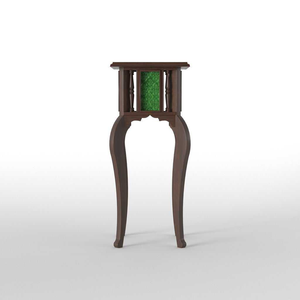 Briar Mosaic Pedestal Side Table — view 2