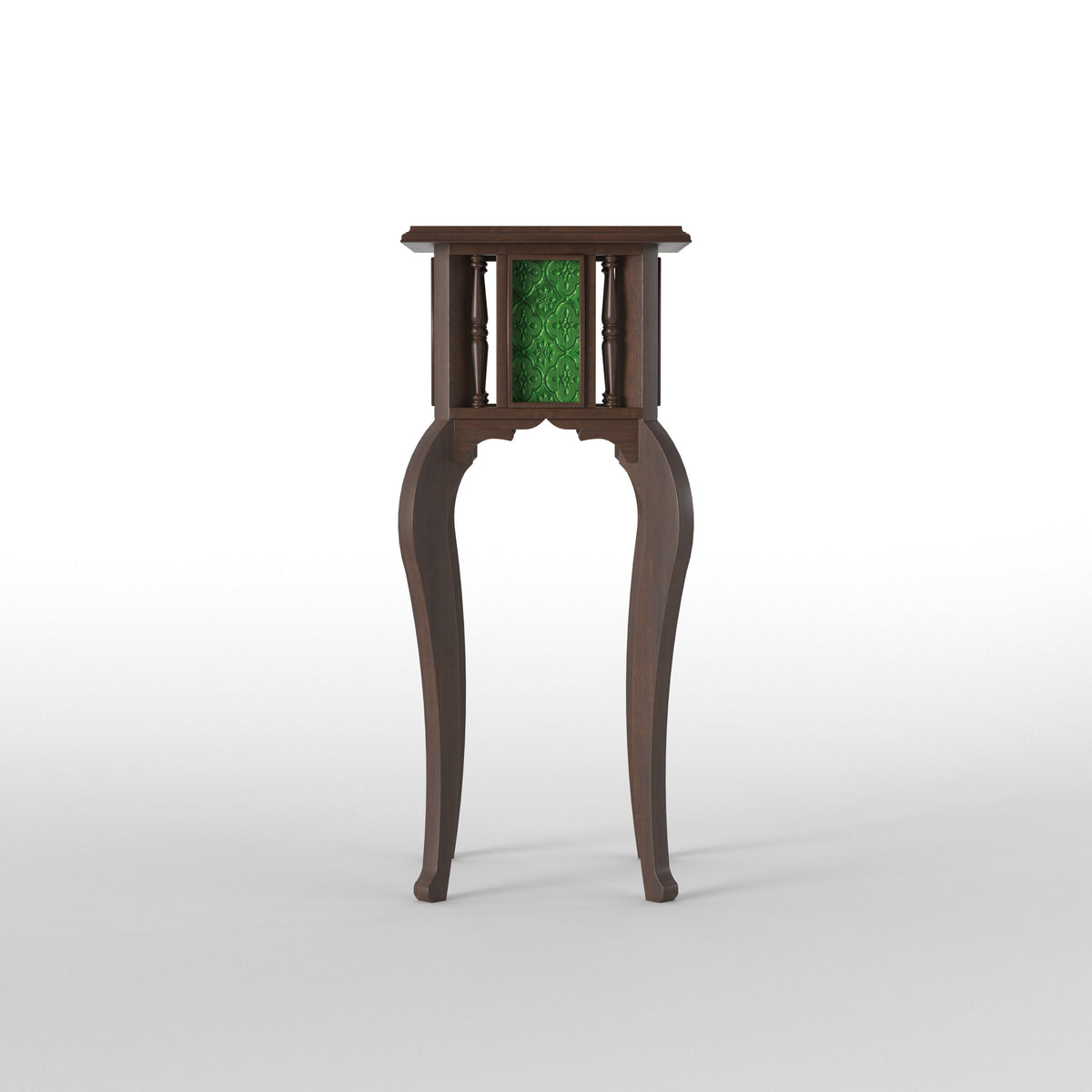 Briar Mosaic Pedestal Side Table — view 2