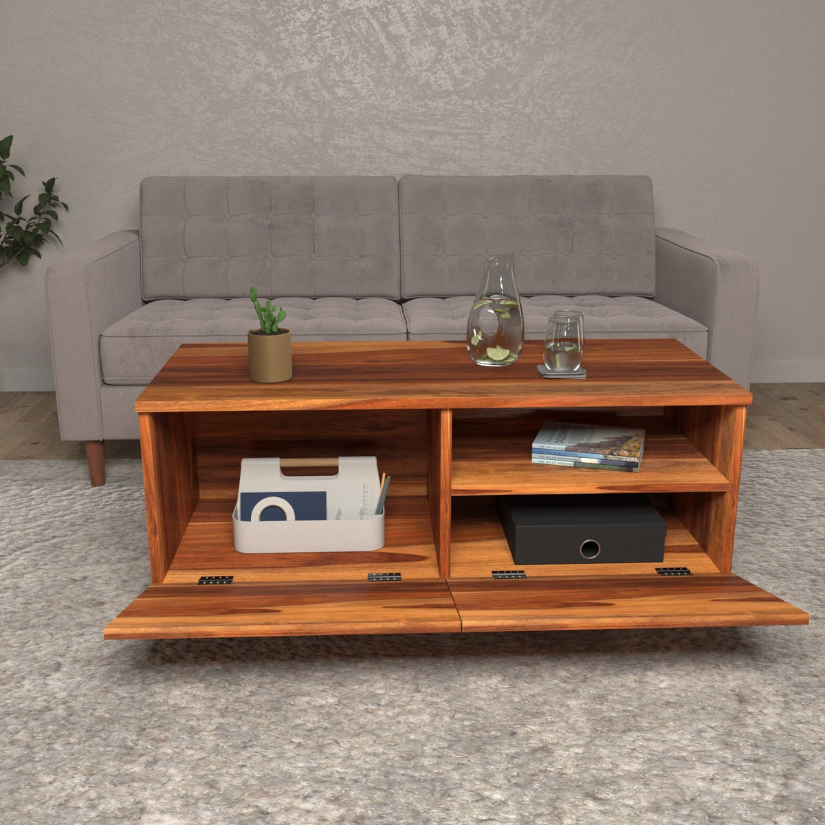 Ivy Solid Wood Coffee Table — view 1