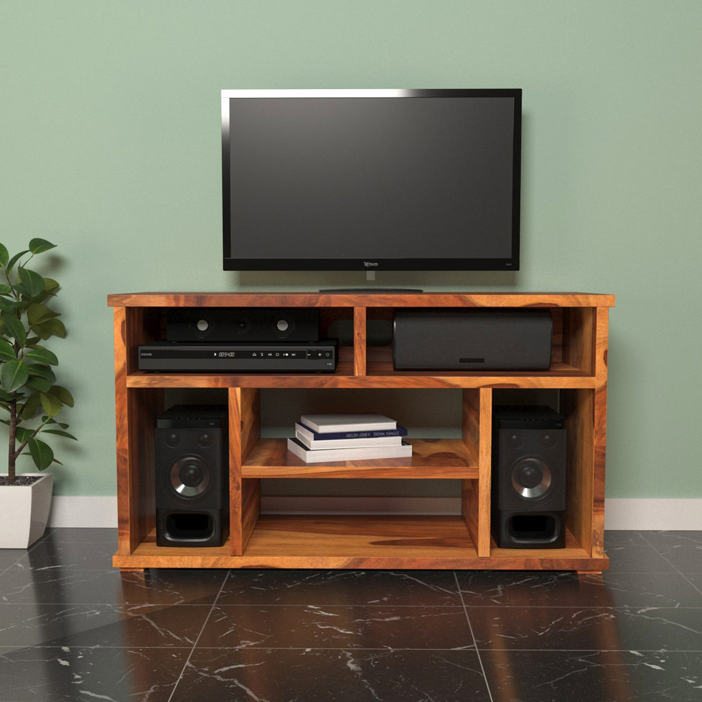 Sora Solid Wood TV Unit — view 2