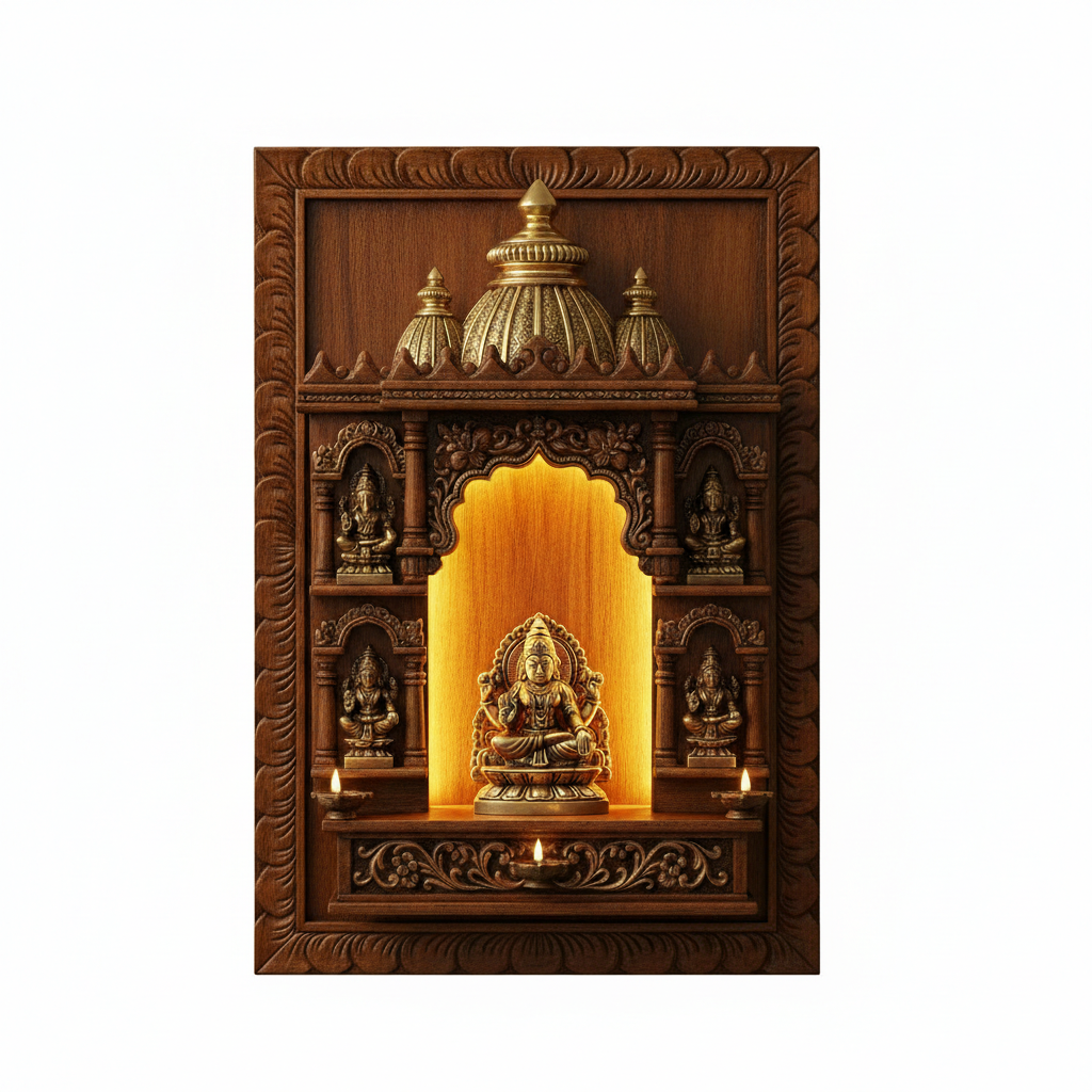 Elodie Solid Wood Home Temple — view 3