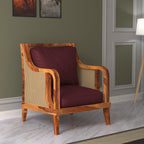 Arlo Cane Vintage Lounge Chair — view 1