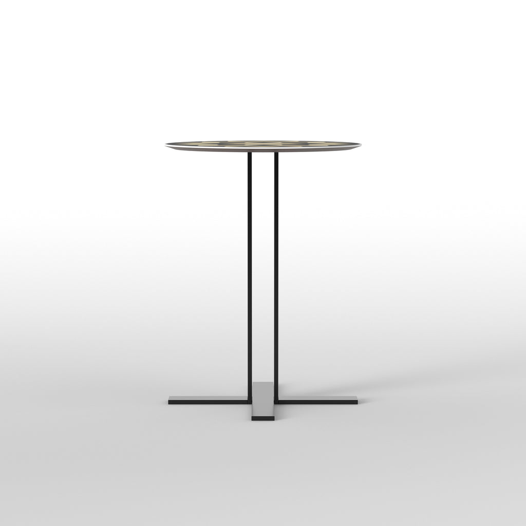 Elise Geometric Metal Side Table — view 2