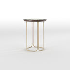 Flora Sunburst Metal Side Table — view 2