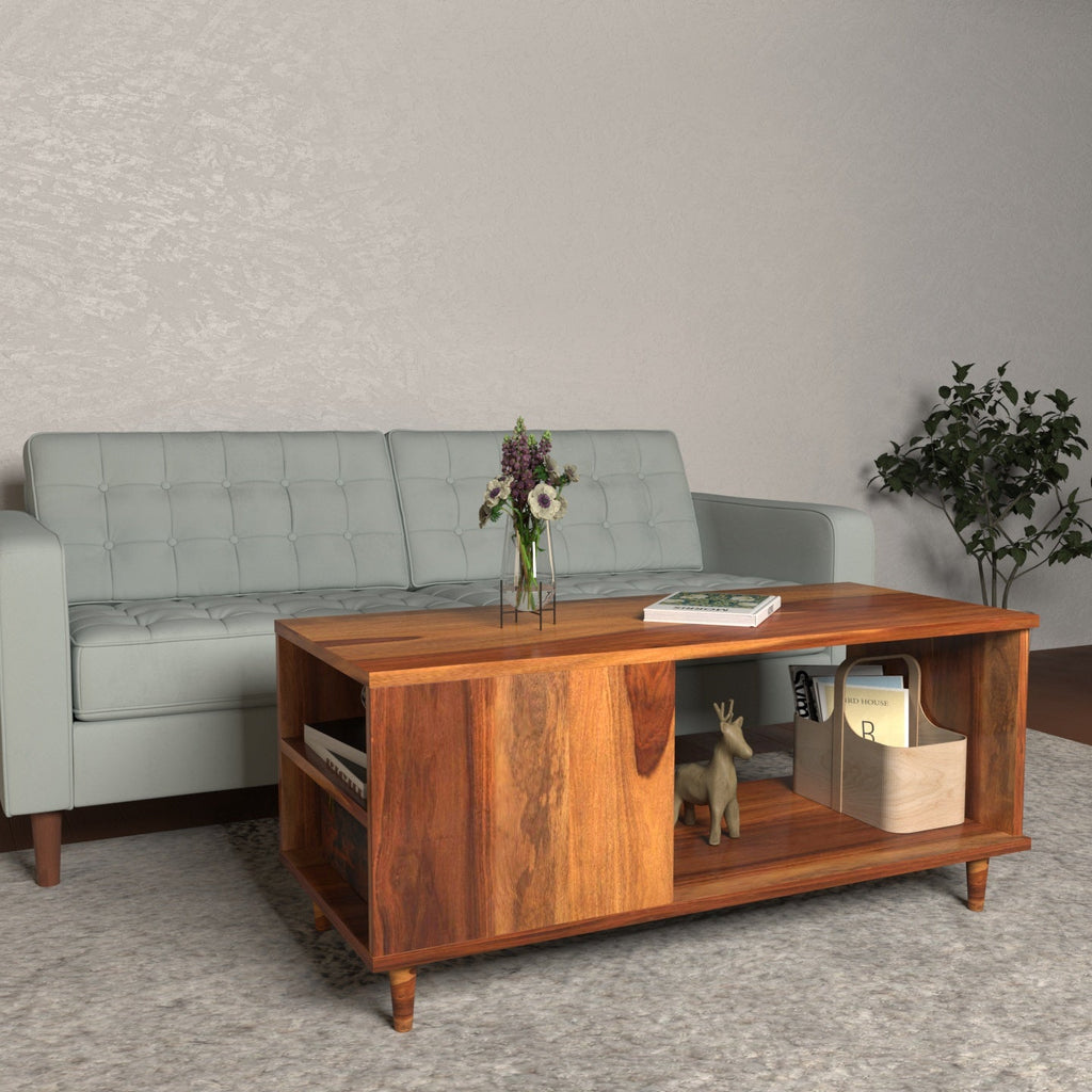 Iris Solid Wood Coffee Table — view 1