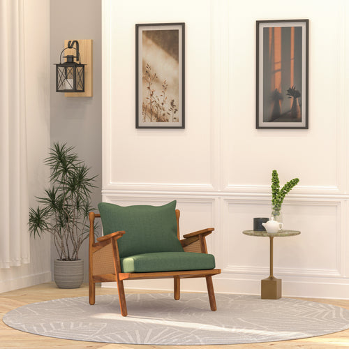 Aurelia Solid Wood Armchair — view 1