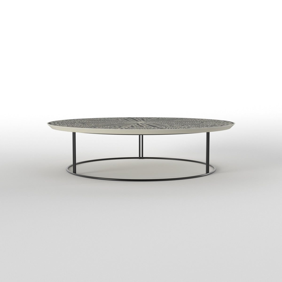 Aveline Sunburst Metal Coffee Table — view 2