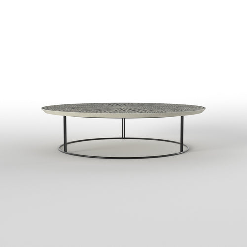 Aveline Sunburst Metal Coffee Table — view 2