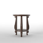 Celine Round Vintage Side Table — view 2