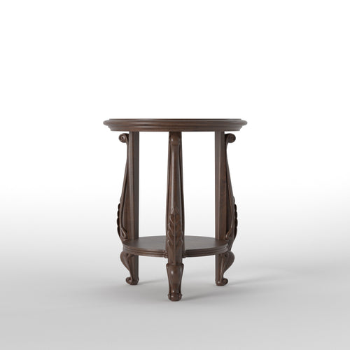Celine Round Vintage Side Table — view 2
