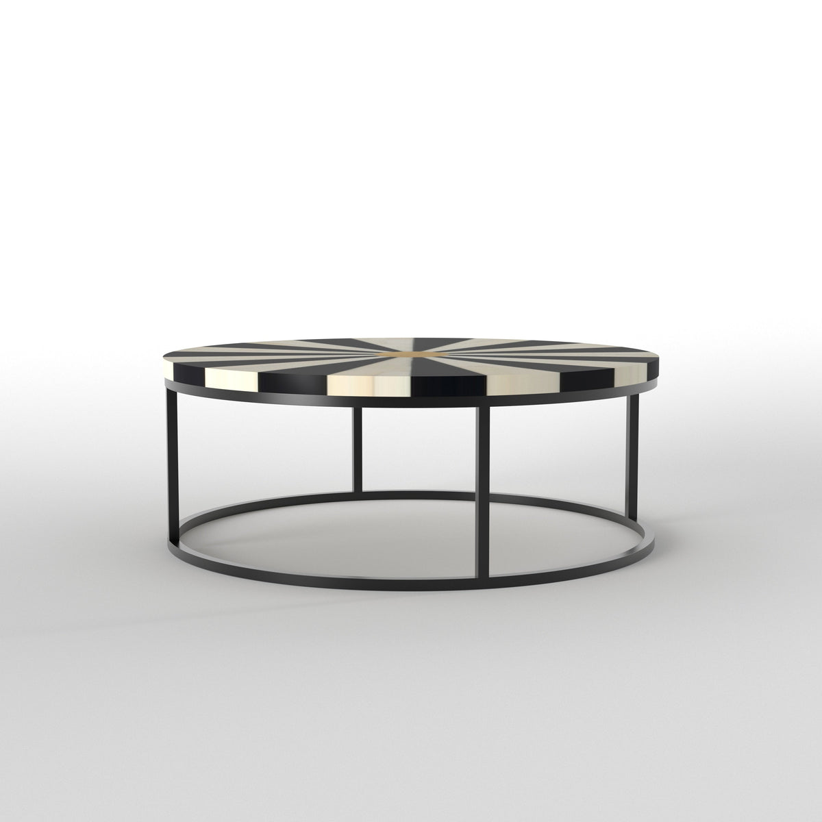 Calla Starburst Metal Coffee Table — view 2