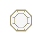 Arlo Geometric Octagonal Metal Wall Mirror — view 2