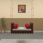 Margot Carved Hanging Swing — view 1