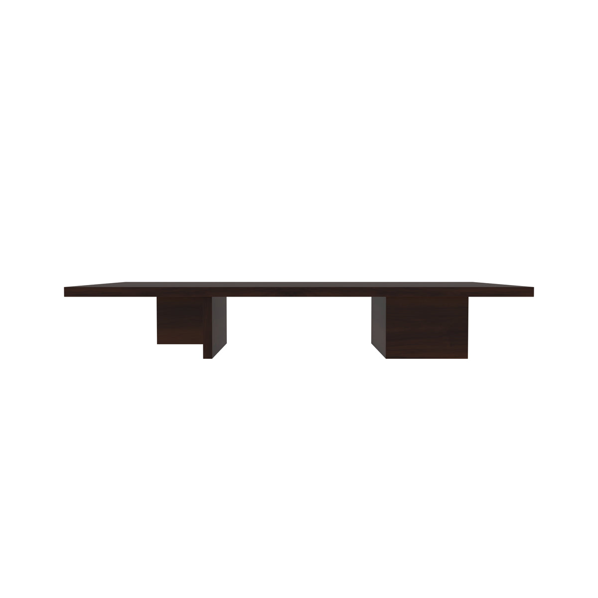 Kaori Solid Wood Rectangular Floor Dining Set – product image 3