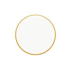 Dalia Round Gold Metal Wall Mirror — view 2