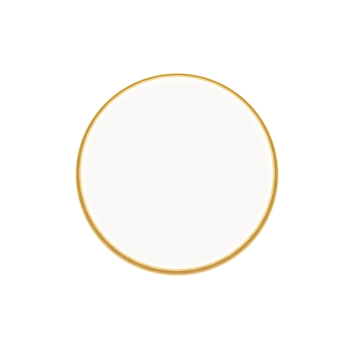 Dalia Round Gold Metal Wall Mirror — view 2