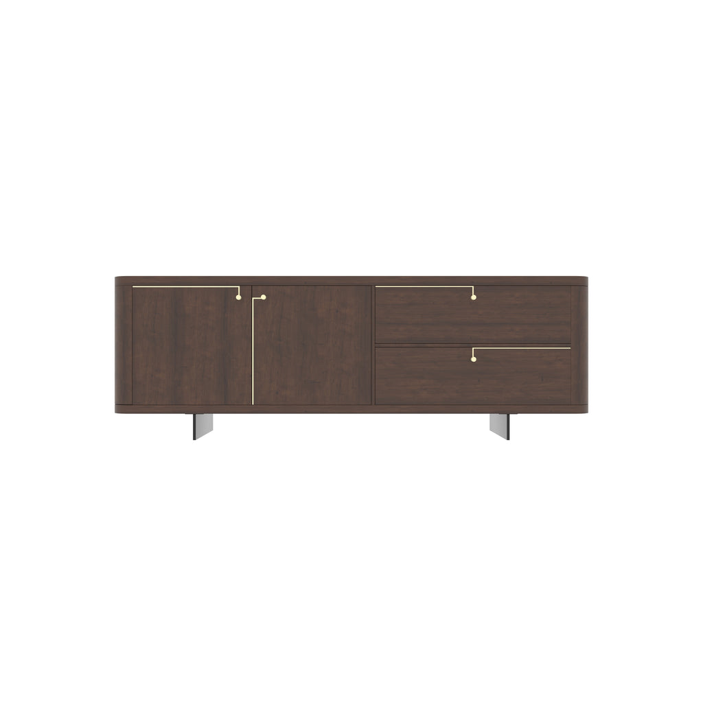 Giselle Gold TV Unit — view 2