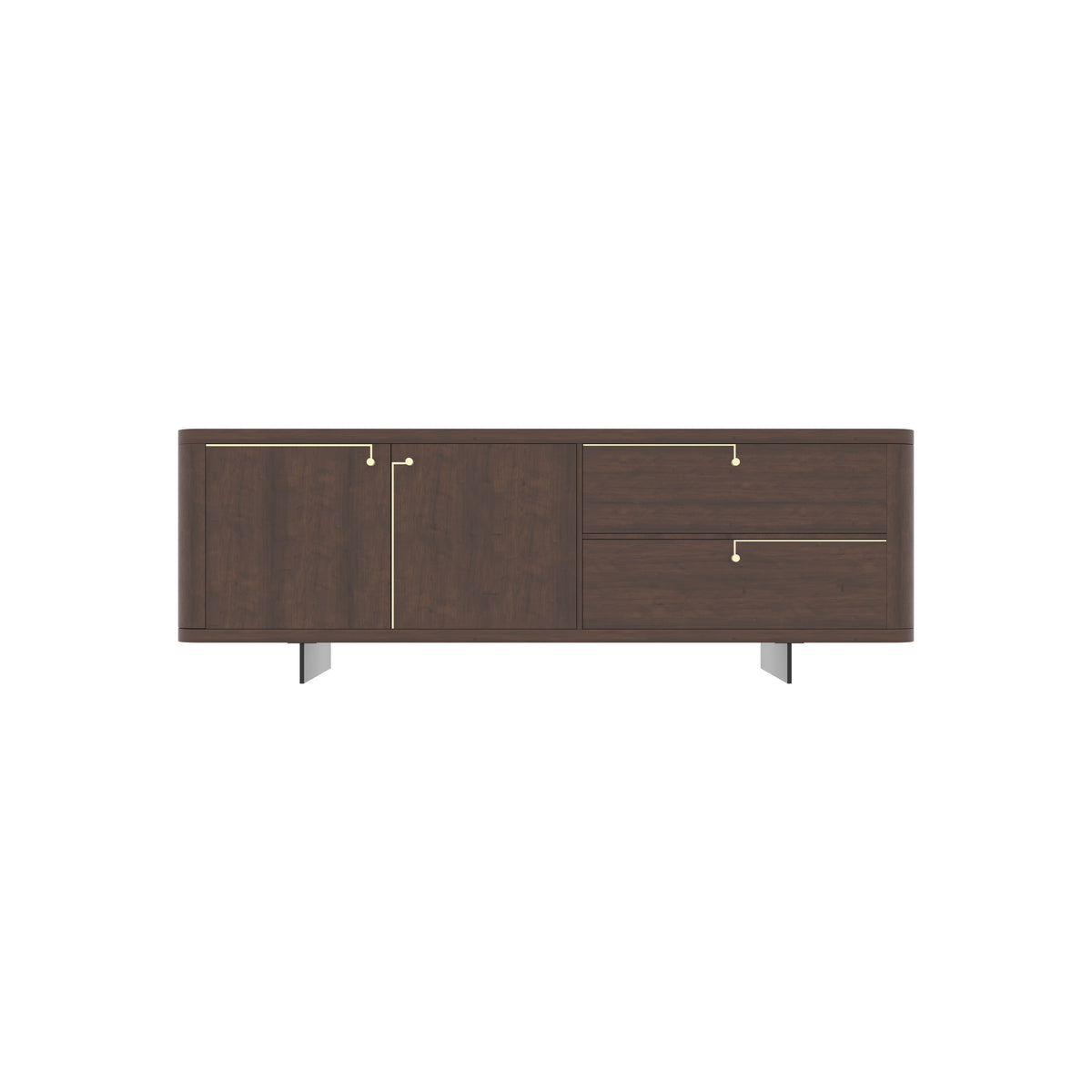 Giselle Gold TV Unit — view 2