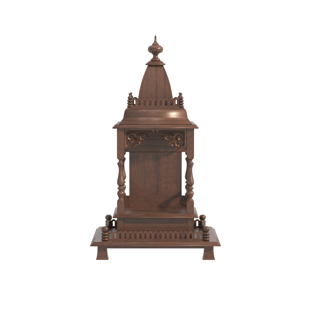 Elara Solid Wood Home Temple — view 2