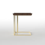 Elodie Geometric Metal Side Table — view 2