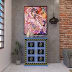 Fiora Blue Storage Cabinet — view 1