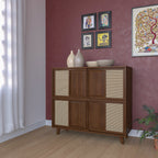 Evora Solid Wood Storage Cabinet — view 1