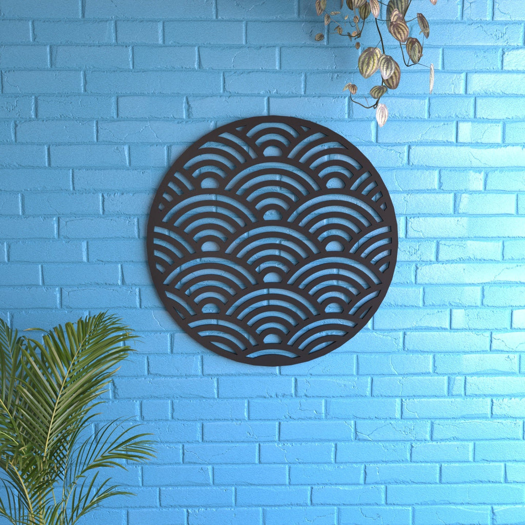 Isola Round Vintage Wall Panel — view 1
