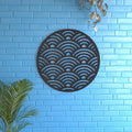 Isola Round Vintage Wall Panel — view 1