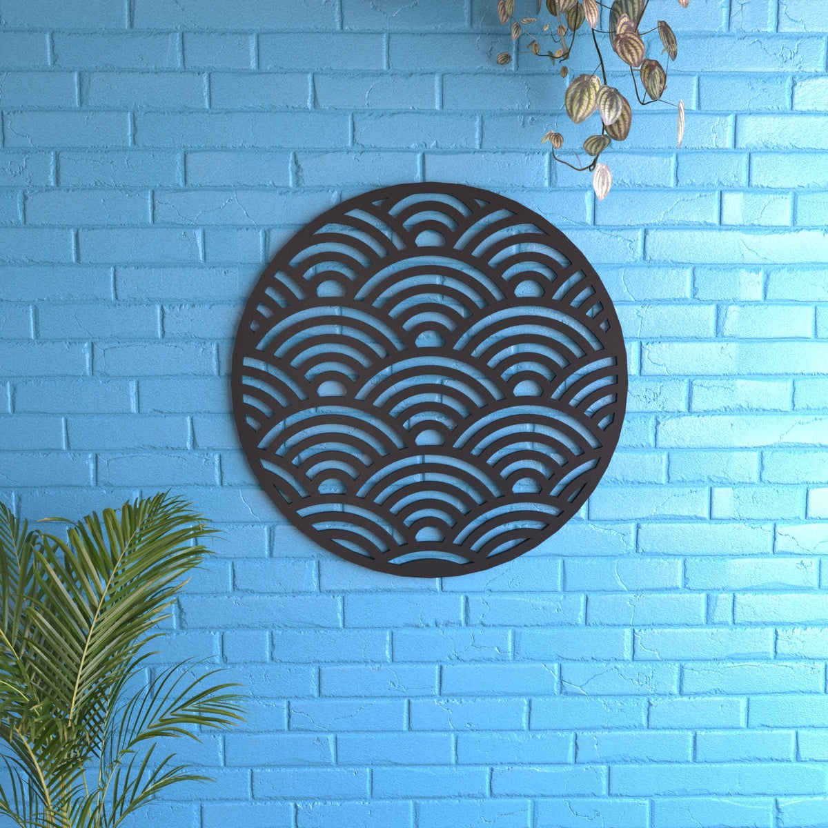 Isola Round Vintage Wall Panel — view 1