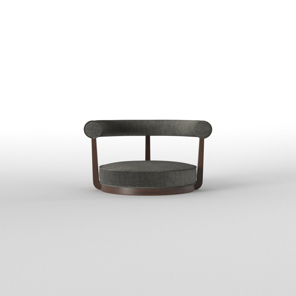 Akari Solid Wood Oval Floor Dining Set – product image 2