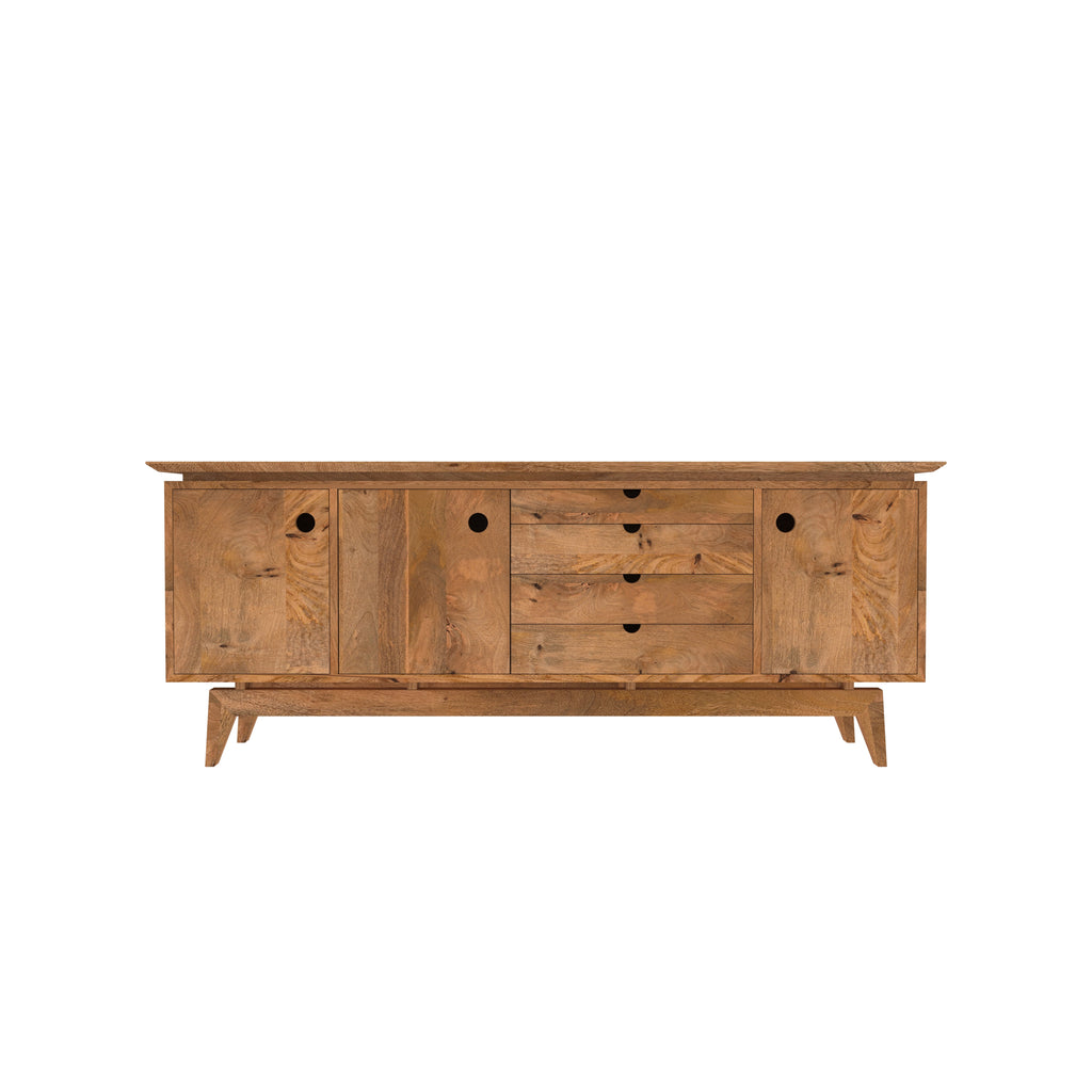 Leona Solid Wood TV Unit — view 3