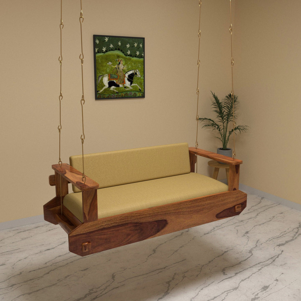 Riva Upholstered Hanging Swing — view 1