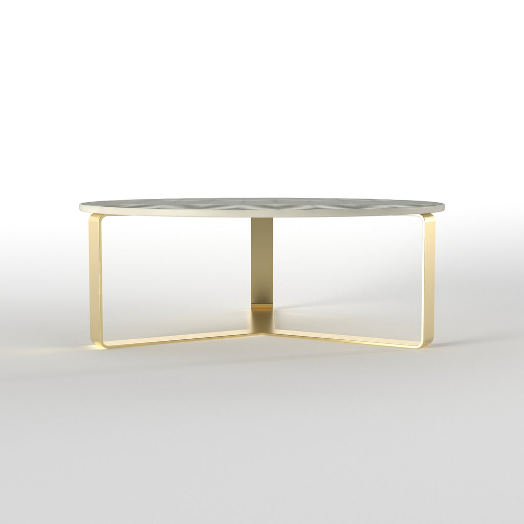 Aurelia Chevron Metal Coffee Table — view 2