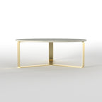 Aurelia Chevron Metal Coffee Table — view 2
