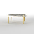 Calista Honeycomb Metal Coffee Table — view 2