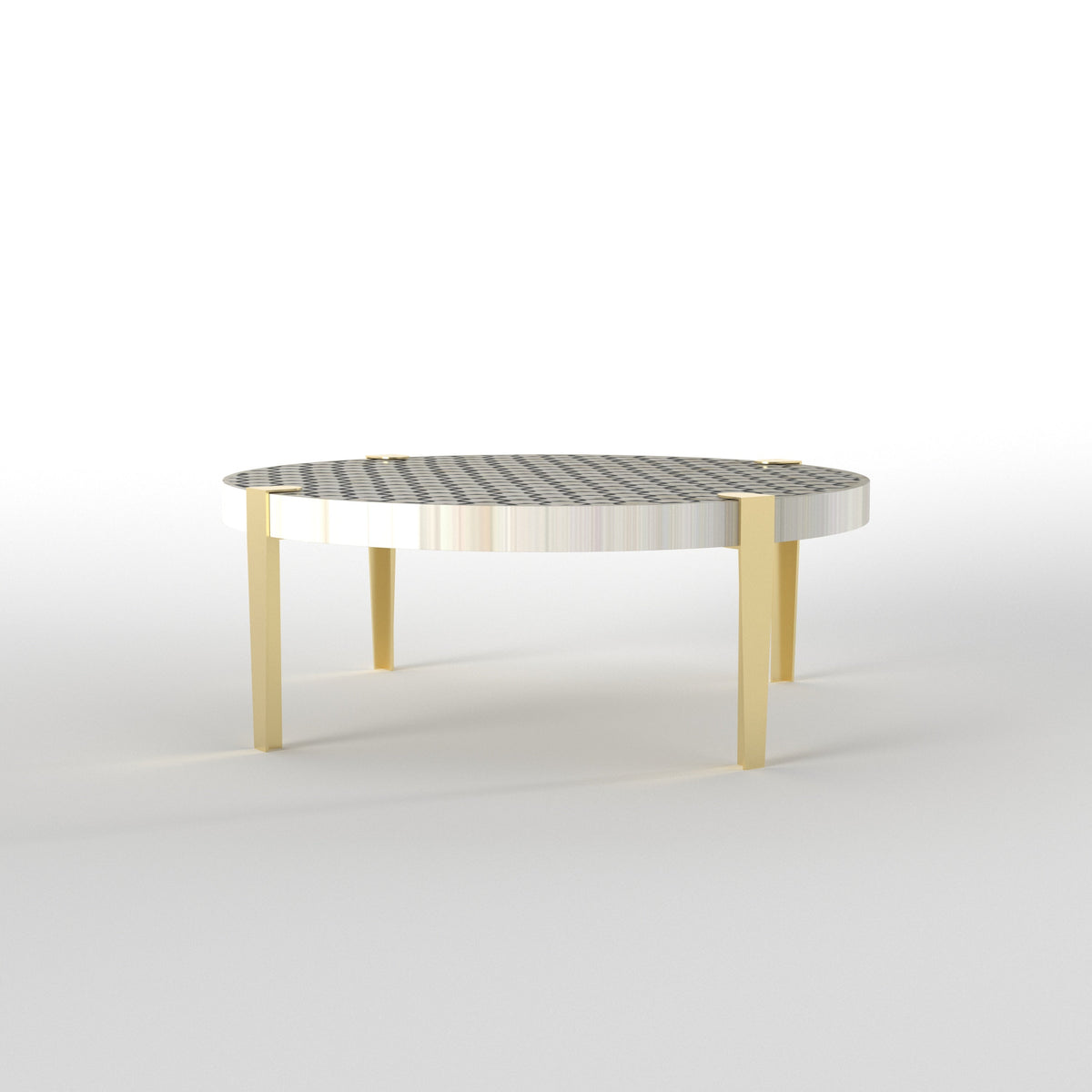 Calista Honeycomb Metal Coffee Table — view 2