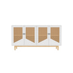 Briar Geometric Cane Engineered Wood Sideboard — view 2