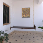 Lyra Solid Wood Hanging Swing — view 1