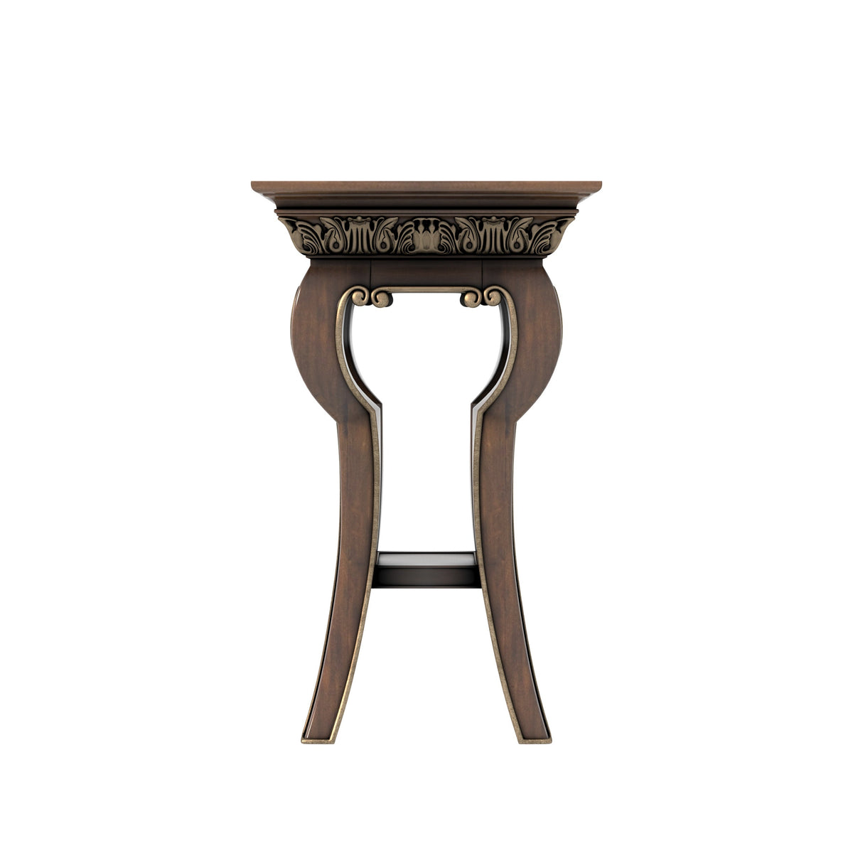 Isola Carved Side Table — view 2