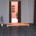 Saffron Solid Wood Hanging Swing — view 1
