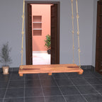 Saffron Solid Wood Hanging Swing — view 1